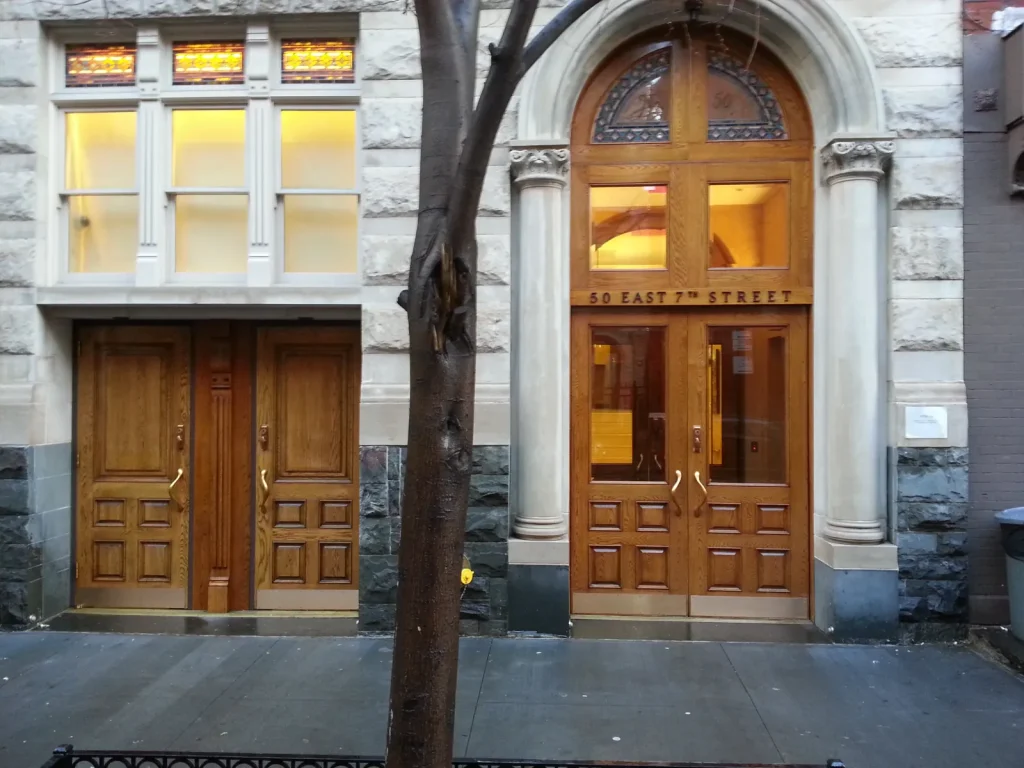 Historic Building — Door & Window Restoration — before restoration by Olek Inc.