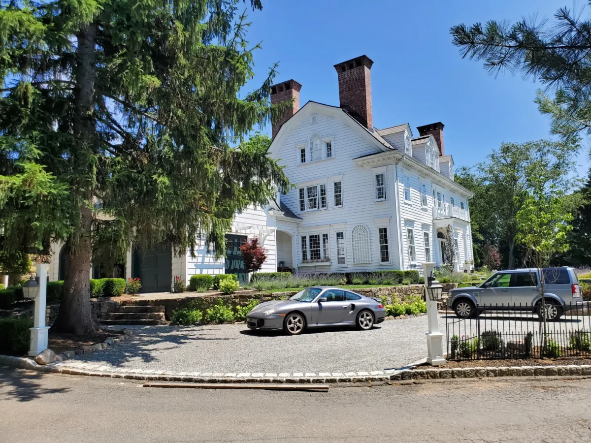 Large ornate house in Morristown NJ custom designed and fabricated by Olek Inc.
