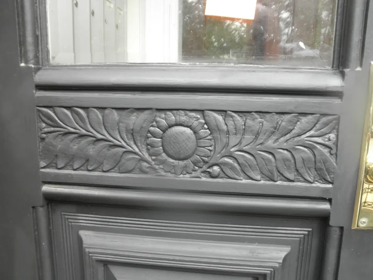 Brownstone Door restoration by Olek Inc.