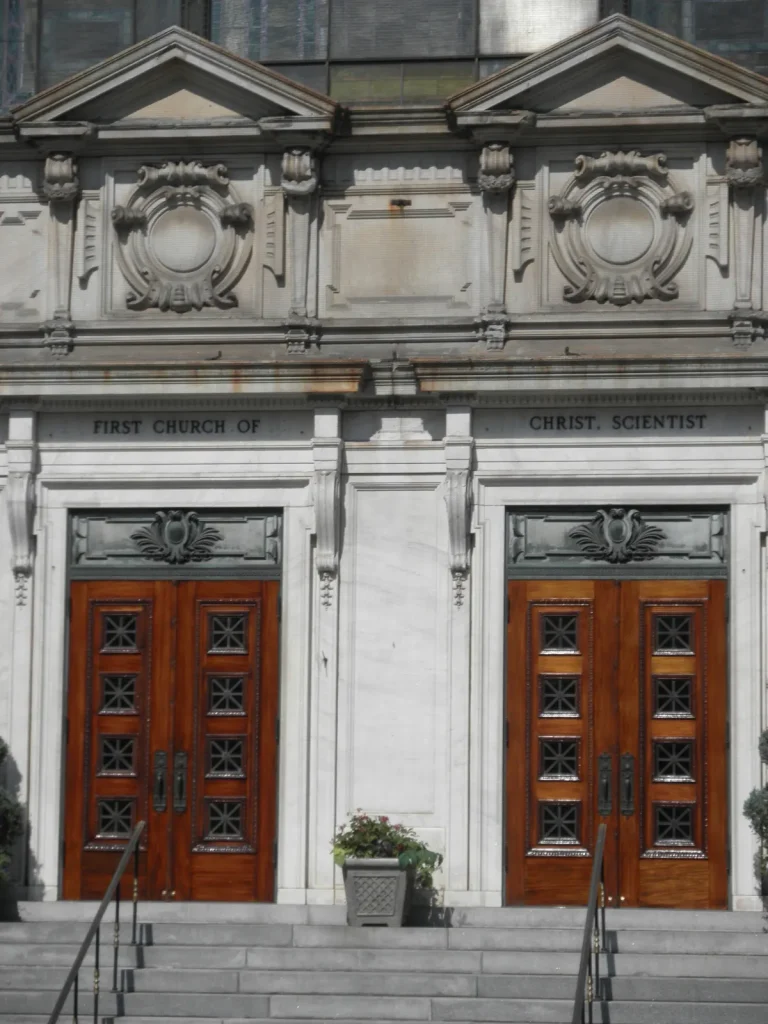 First Church of Christ, Scientist — Door Restoration — after restoration by Olek Inc.