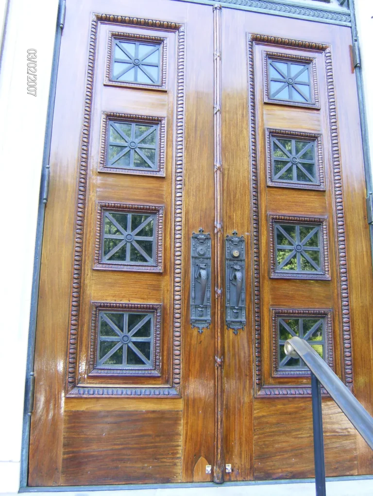 First Church of Christ Scientist Door restoration by Olek Inc.