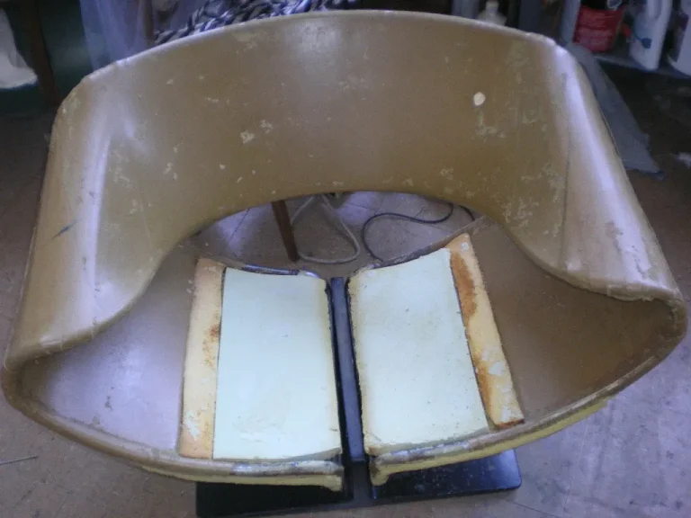 Pierre Paulin Ribbon Chair restoration by Olek Inc.
