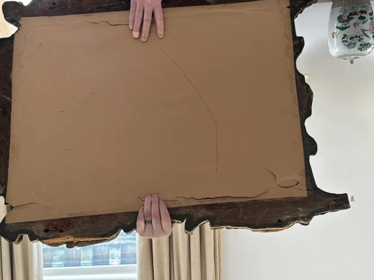 French Gilt Louis XV Period Mirror — Restoration & Gilding