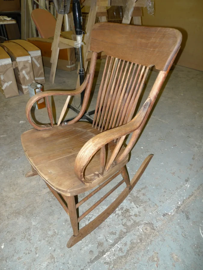 Bentwood Rocking Chair — Repair & Refinishing