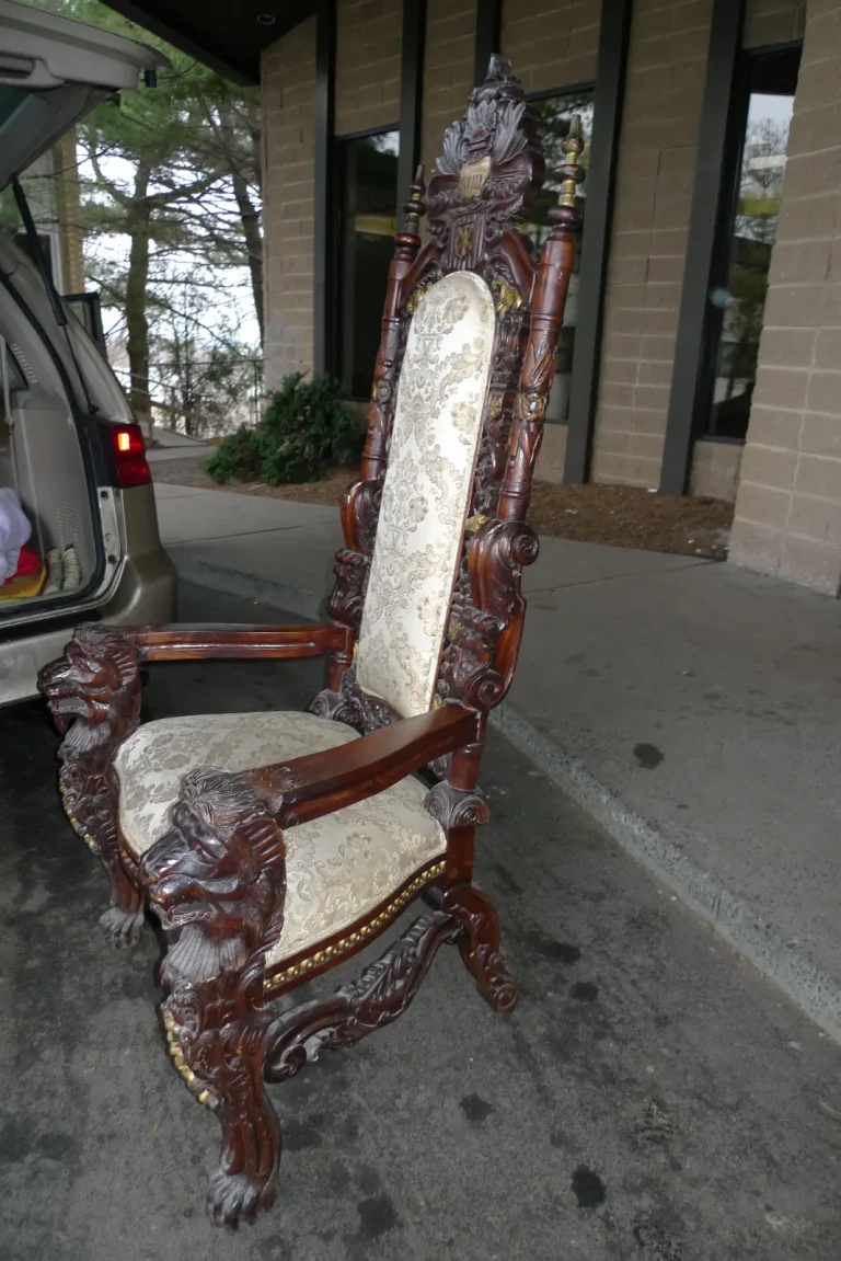 Baroque Chair — Reupholstery — before restoration by Olek Inc.