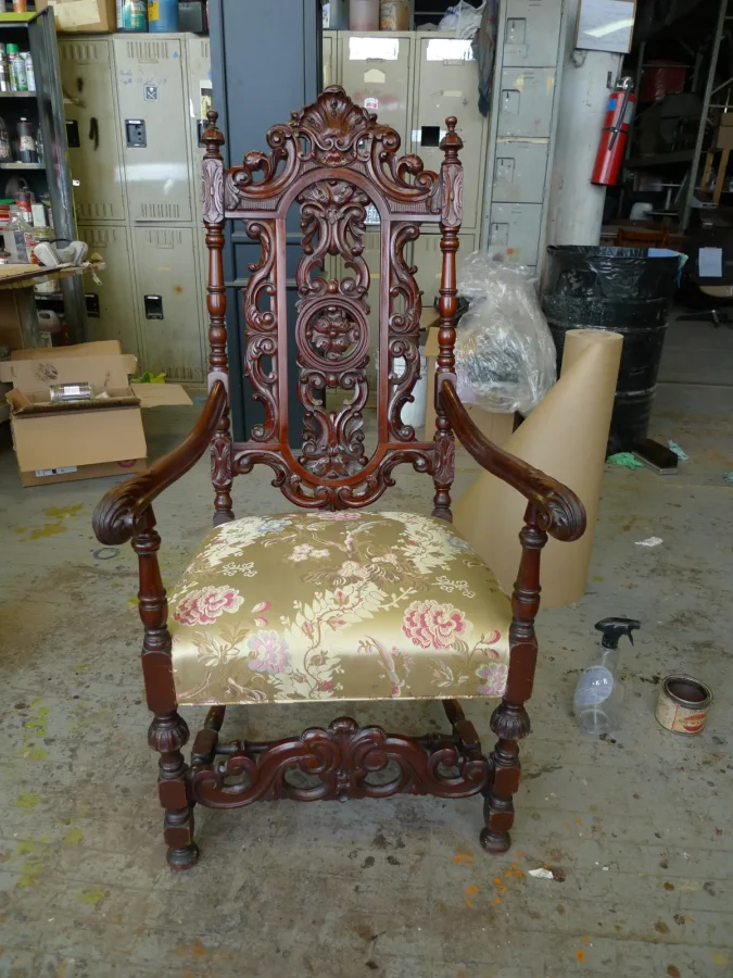 Baroque Chair — Reupholstery