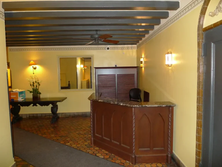 Lobby Woodwork restoration by Olek Inc.