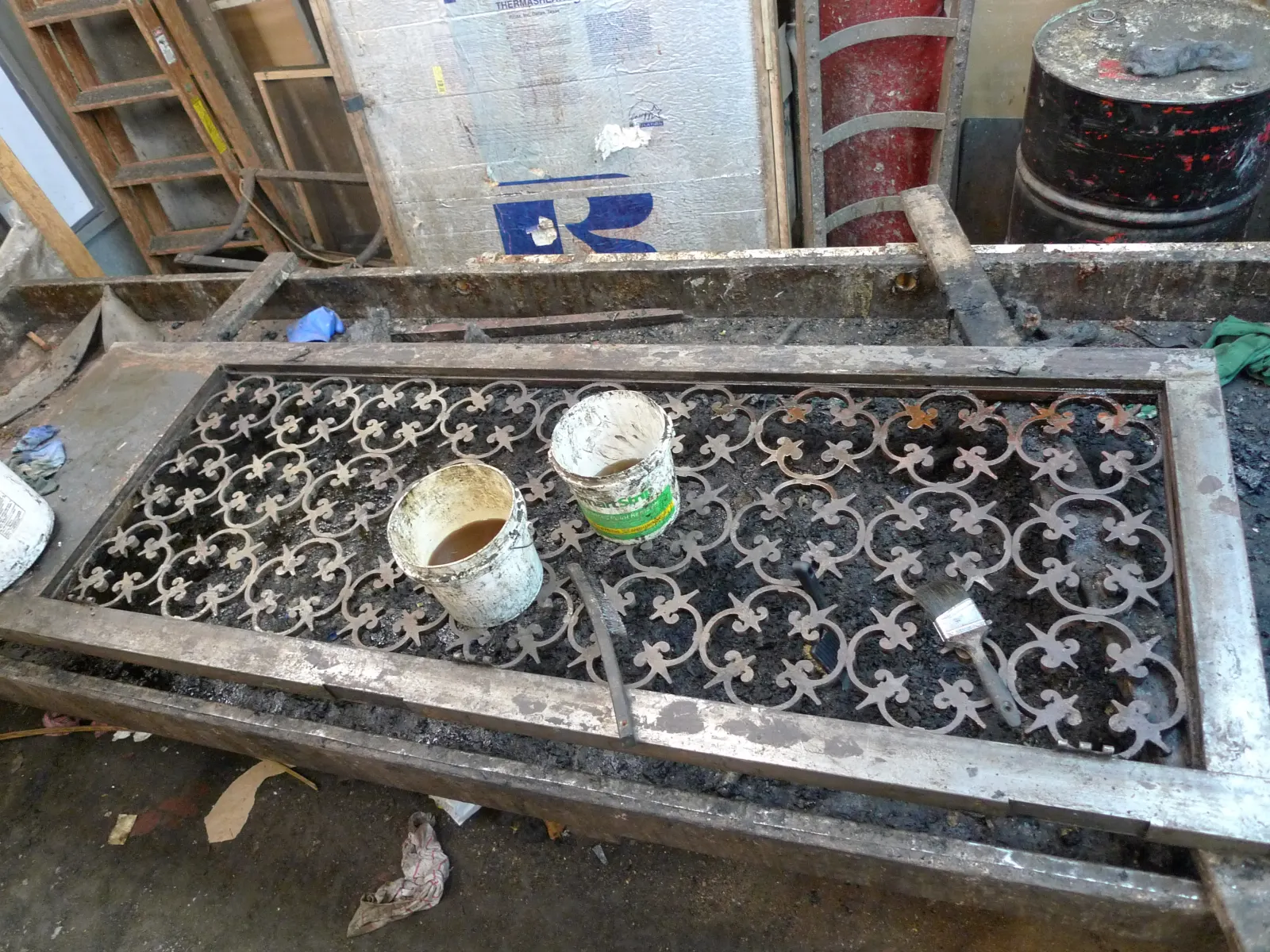 26 East 10th Street NYC — Wrought Iron Door Restoration