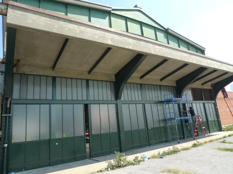 Jersey City Railroad Station restoration by Olek Inc.