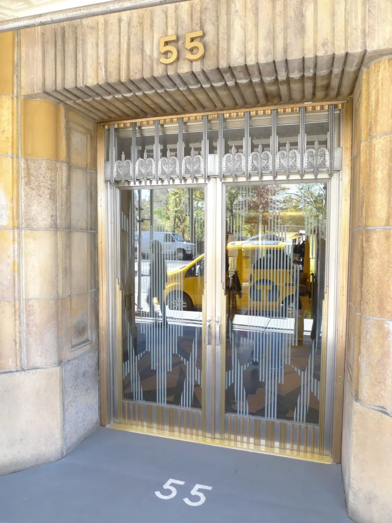 Art Deco Steel Bronze & Aluminum Door restoration by Olek Inc.