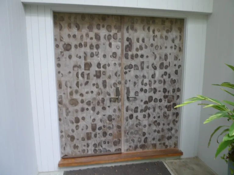 Mid-Century Modern Entry Door — Restoration — after restoration by Olek Inc.