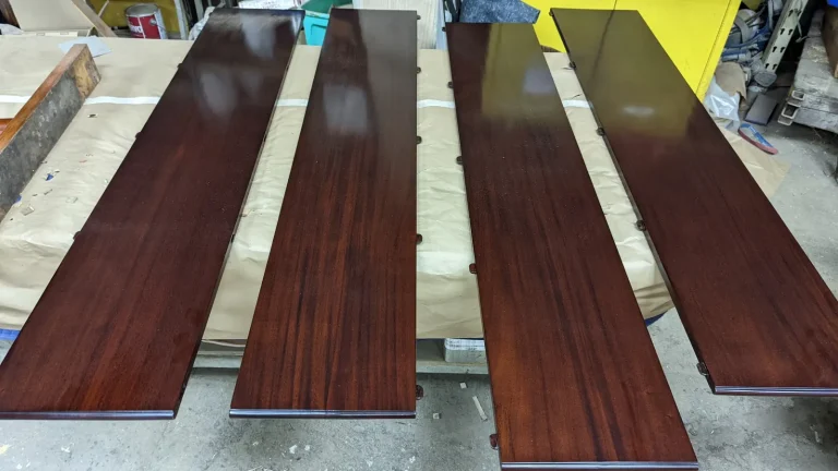 George III Mahogany Dining Table & Chairs — Conservation