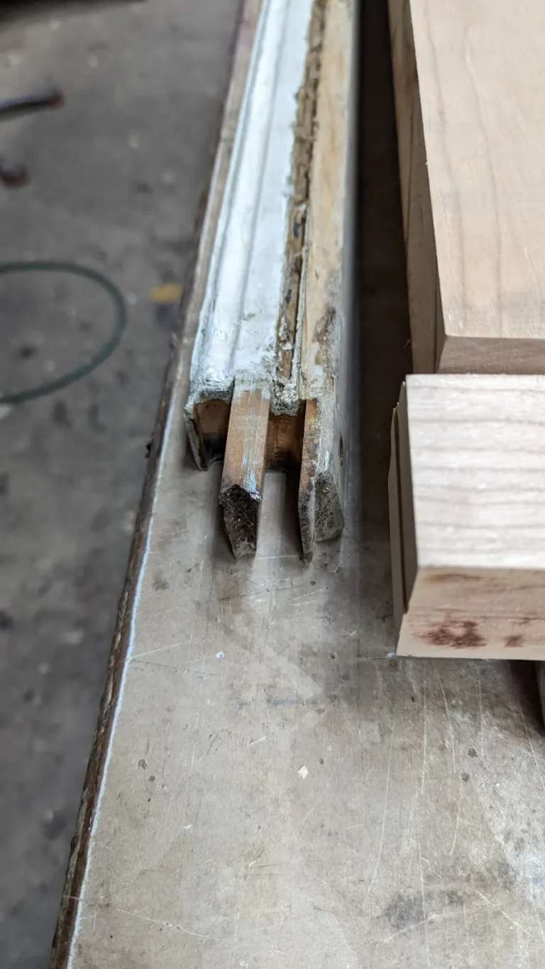Antique Chinese Carved Desk — Damage Repair