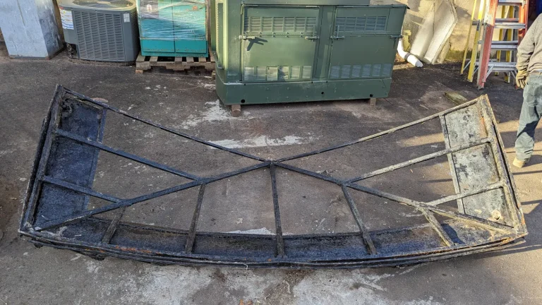Iron Canopy Window & Door restoration by Olek Inc.