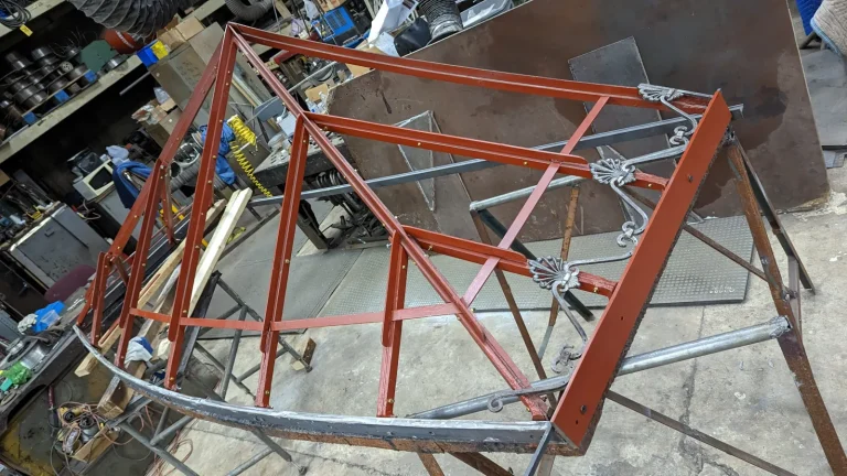 Iron Canopy Window & Door restoration by Olek Inc.