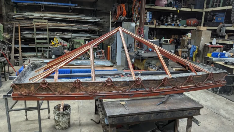Iron Canopy Window & Door restoration by Olek Inc.