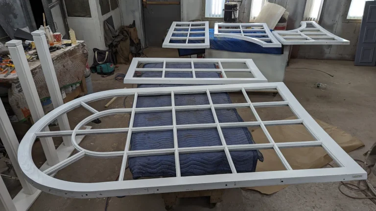 Iron Canopy Window & Door restoration by Olek Inc.