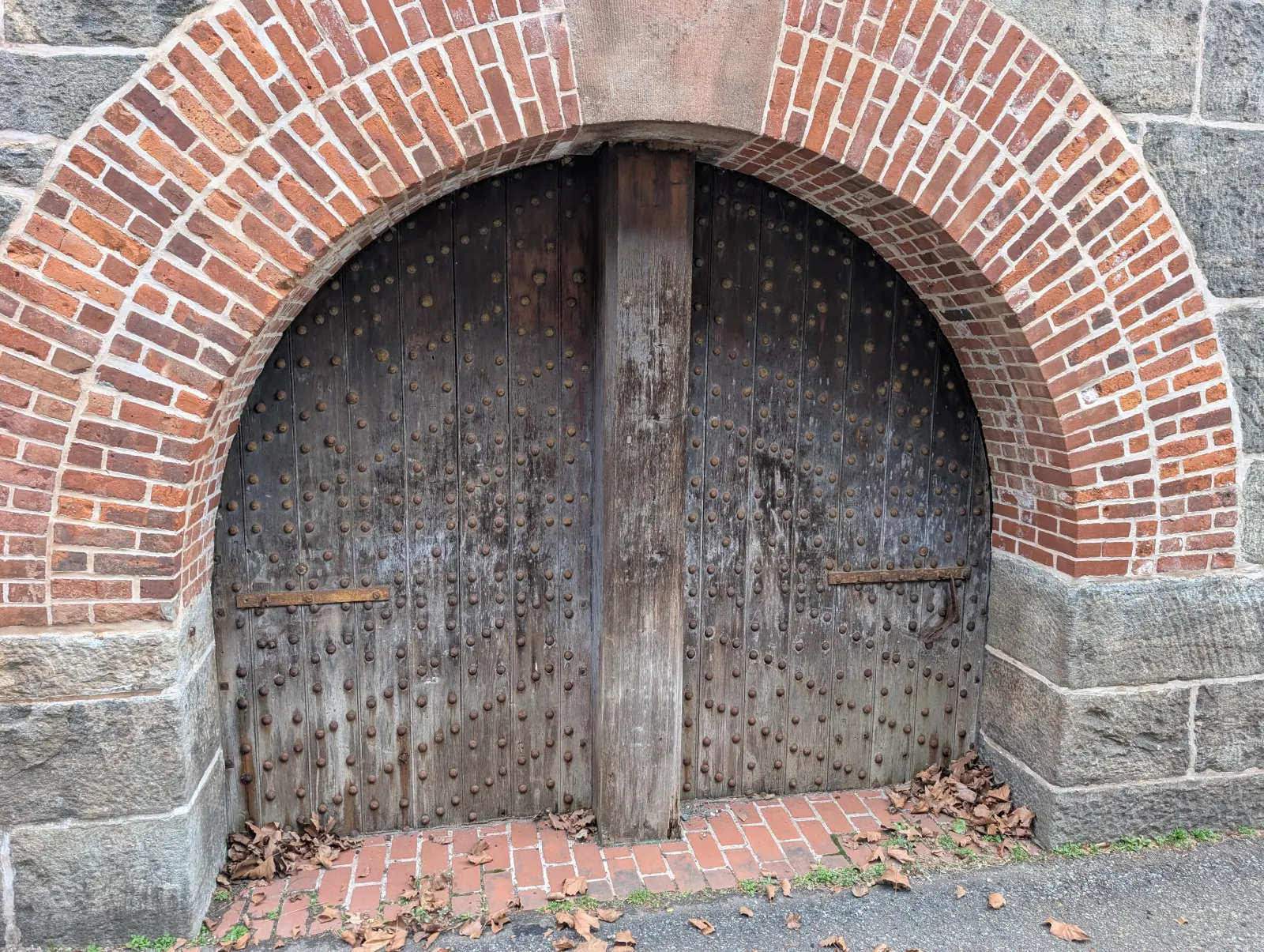 U.S. Army Base Ft. Hamilton doors after restoration by Olek Inc.